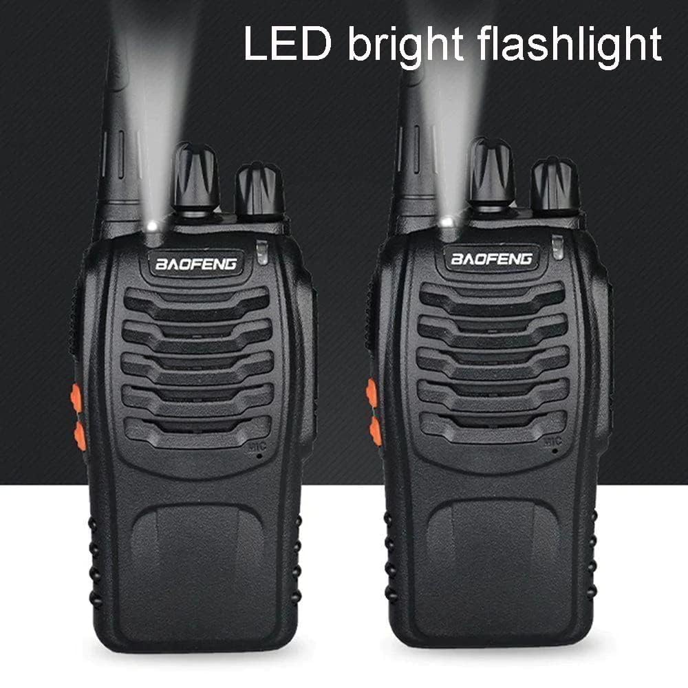 Walkie Talkie For All Ages - Set of 2 - Black