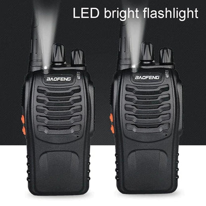 Walkie Talkie For All Ages - Set of 2 - Black