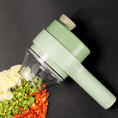 4 In 1 Electric Vegetable Cutter | Food Chopper