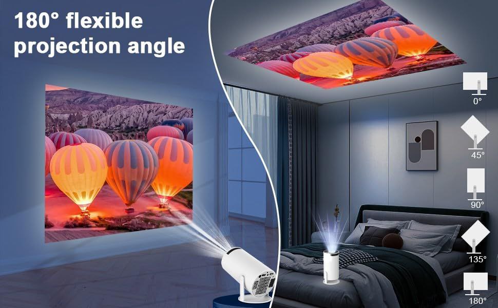 Andriod 5G Wifi Projector Home 4K