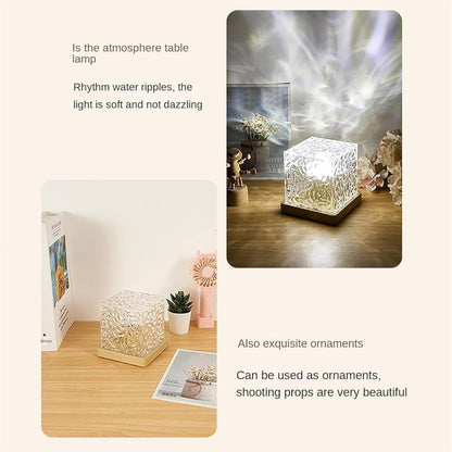 Dynamic Water Ripple Night Light