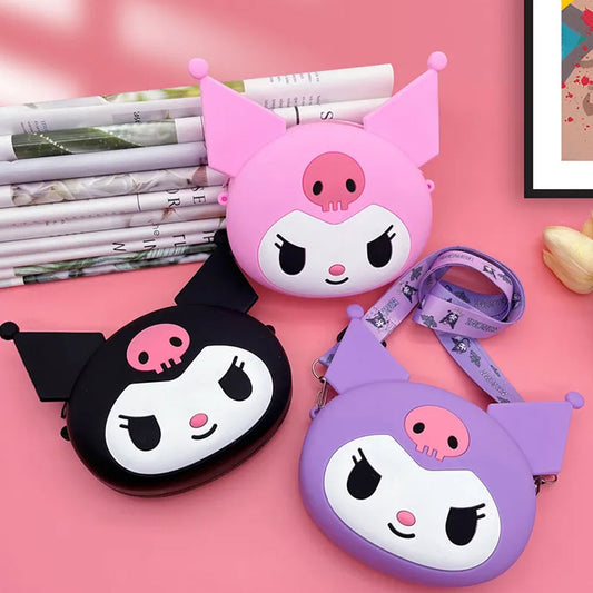 Cute Cartoon Mini Backpack – Silicone Shoulder Bag for Girls (1 Pc, Mix Color)