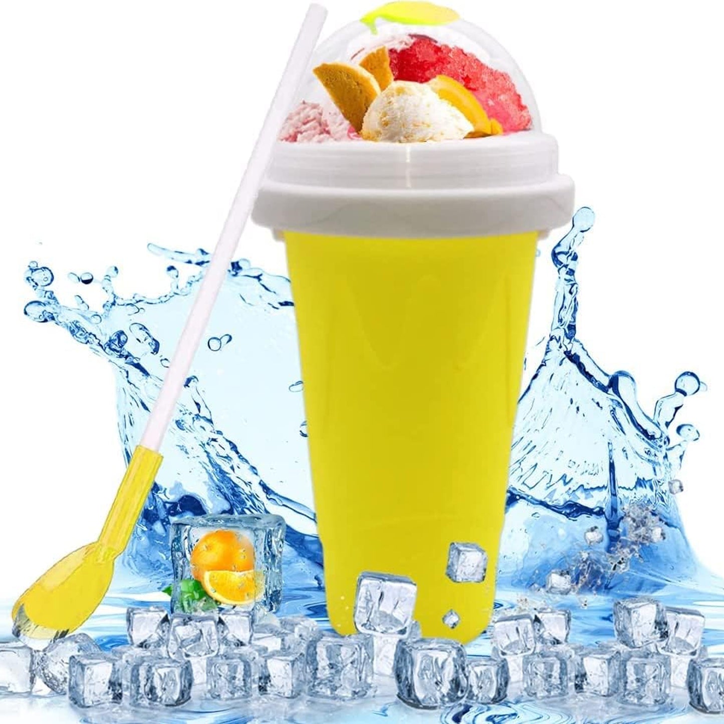 Magic Slushy Maker Cup – Quick Frozen Double Layer Squeeze Cup (1 Pc)
