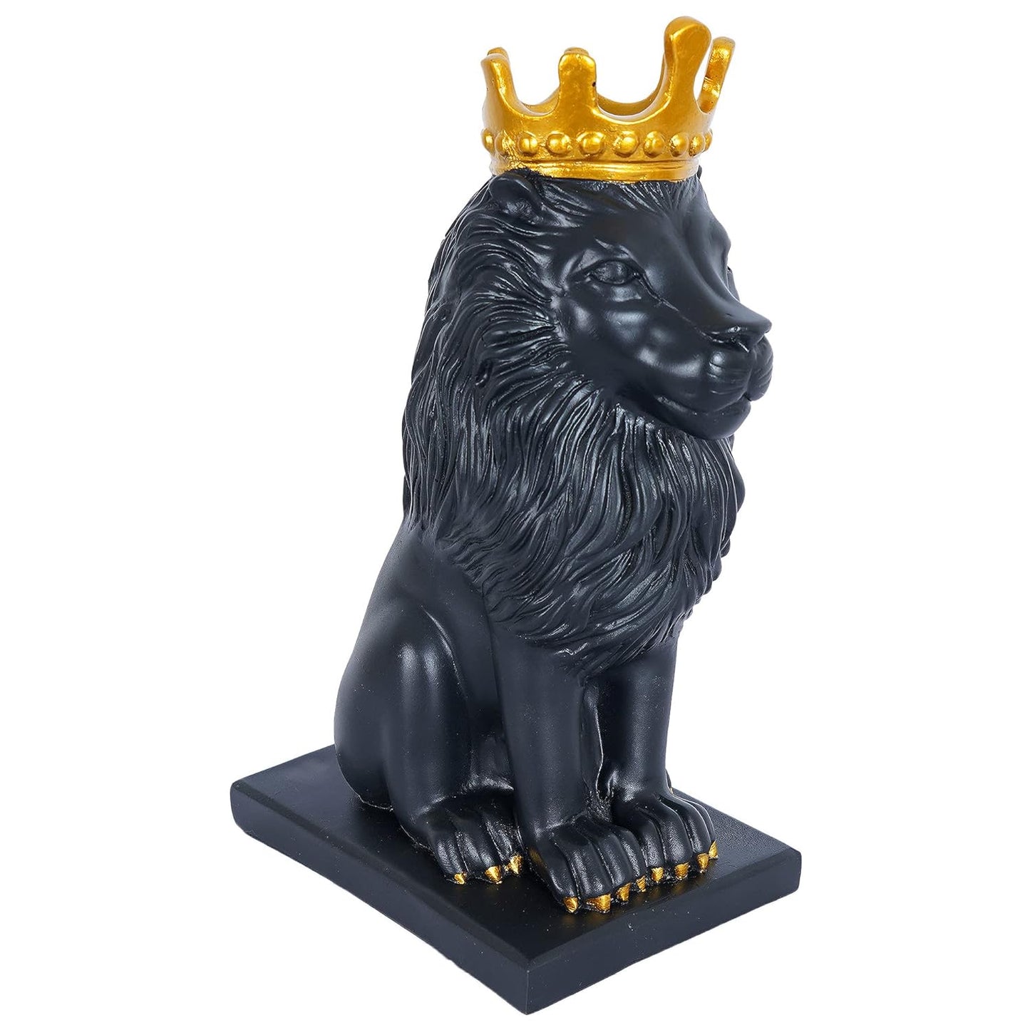 Resin Black Jaguar Showpiece for Home Decor/Black Panther Statue for Living Room Decor, Cheetah Showpiece Office Decor Item, Pack of 1 (Black)