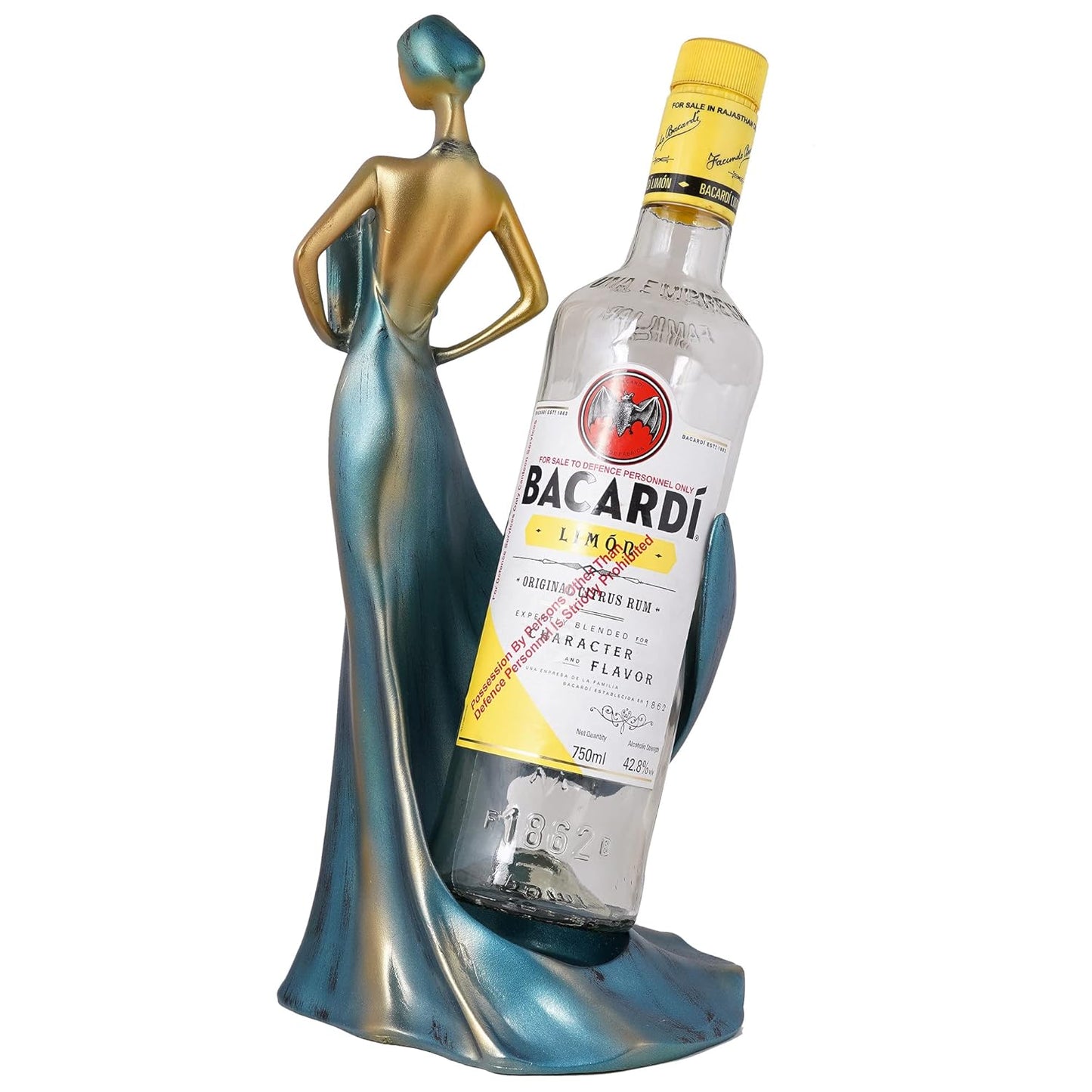 Lady Bottle Holder showpiece for Home Decor & Office Decor