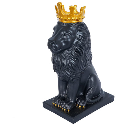 Resin Black Jaguar Showpiece for Home Decor/Black Panther Statue for Living Room Decor, Cheetah Showpiece Office Decor Item, Pack of 1 (Black)