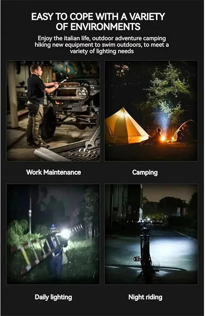 Portable Rechargeable Torch
360° Degree Ambient Light