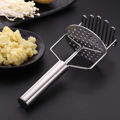 Stainless Steel Hand Masher – For Dal, Potato, Baby Food & Pav Bhaji (1 Pc)