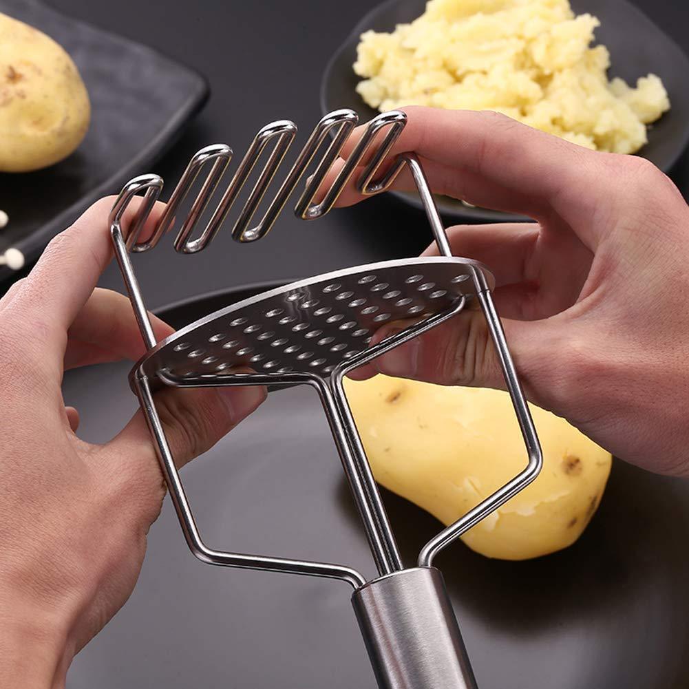 Stainless Steel Hand Masher – For Dal, Potato, Baby Food & Pav Bhaji (1 Pc)