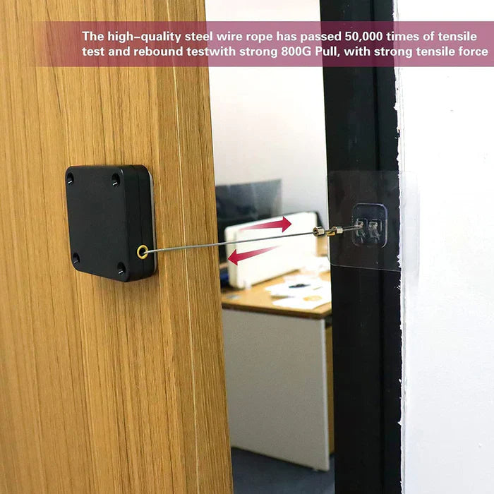 Punch-Free Automatic Sensor Door Closer.