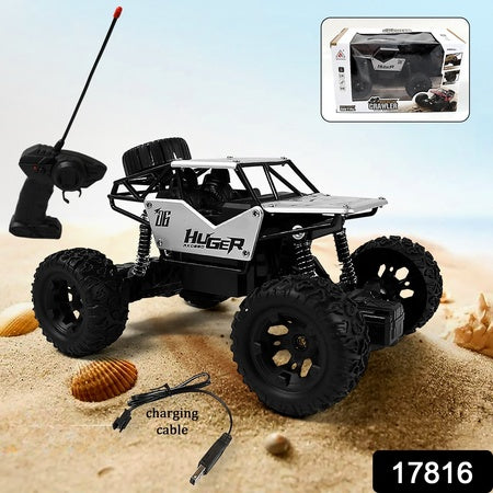 Rock Crawler RC Truck – All-Terrain Rechargeable Stunt Car (1 Pc)