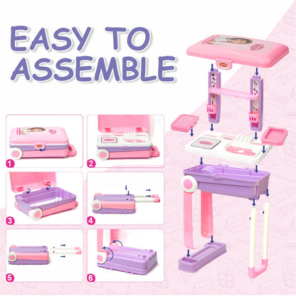 Beauty Trolley Set for Kids– (25 Pcs)