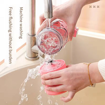 Electric Crusher Juicer With Multicolor Light 8 Blades (600 Ml  Multicolor)