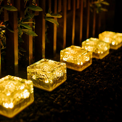 Outdoor Solar Ice Cube Light – Perfect for Parties & Xmas