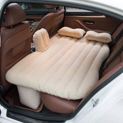 Car Inflatable Bed Set – With 2 Pillows & Air Pump for Travel (1 Set)