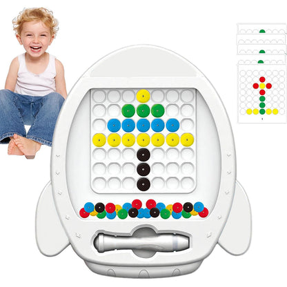 Space Rocket Magnetic Painting Board For Kids