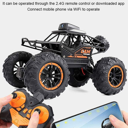 RC Monster Truck with HD Camera – Off-Road Rock Crawler for Kids