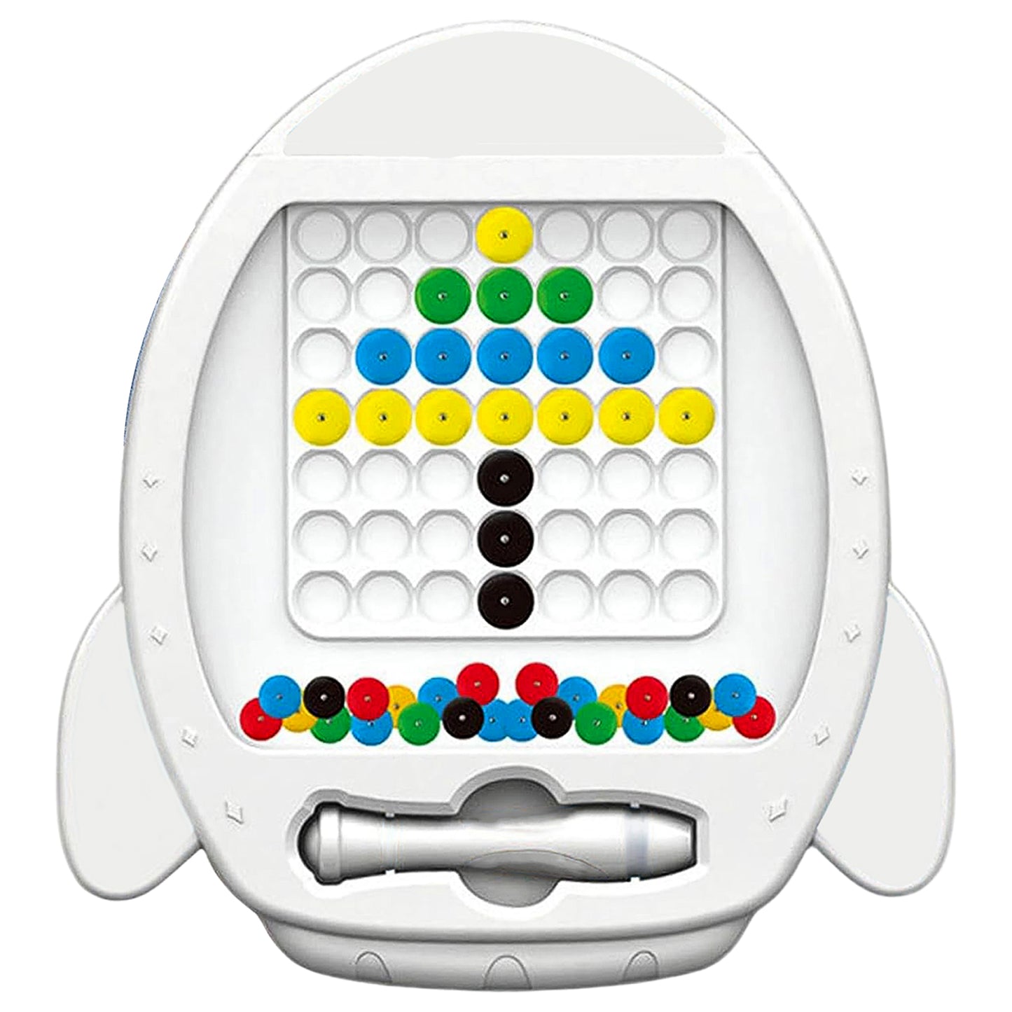 Space Rocket Magnetic Painting Board For Kids