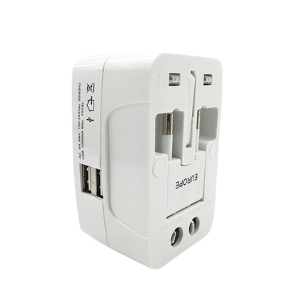 All-in-One Universal Travel Adapter – AU, UK, US, EU Plug with USB (1 Pc)