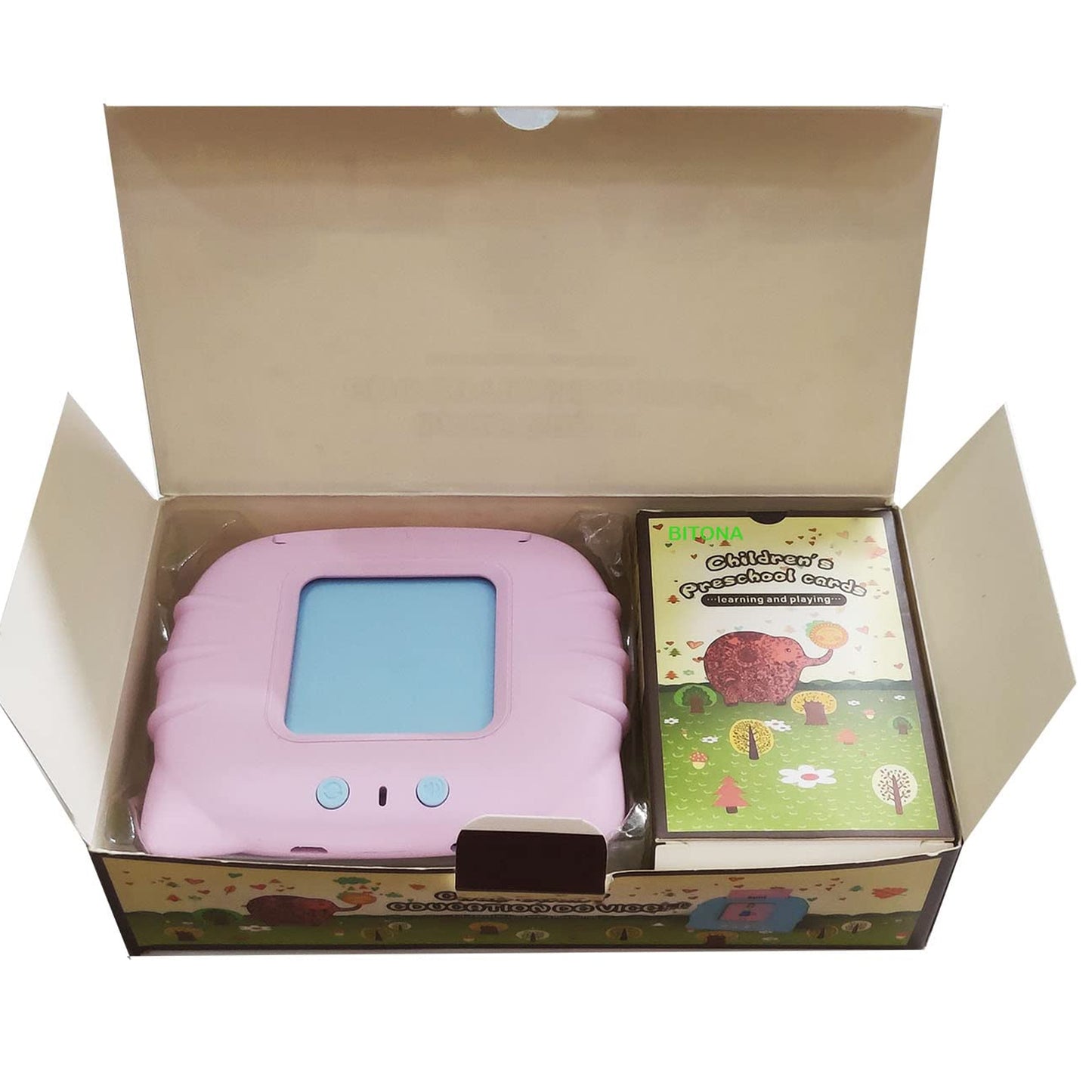 Kids Learning Flash Card Machine – 224 English Words Educational Toy (1 Set)