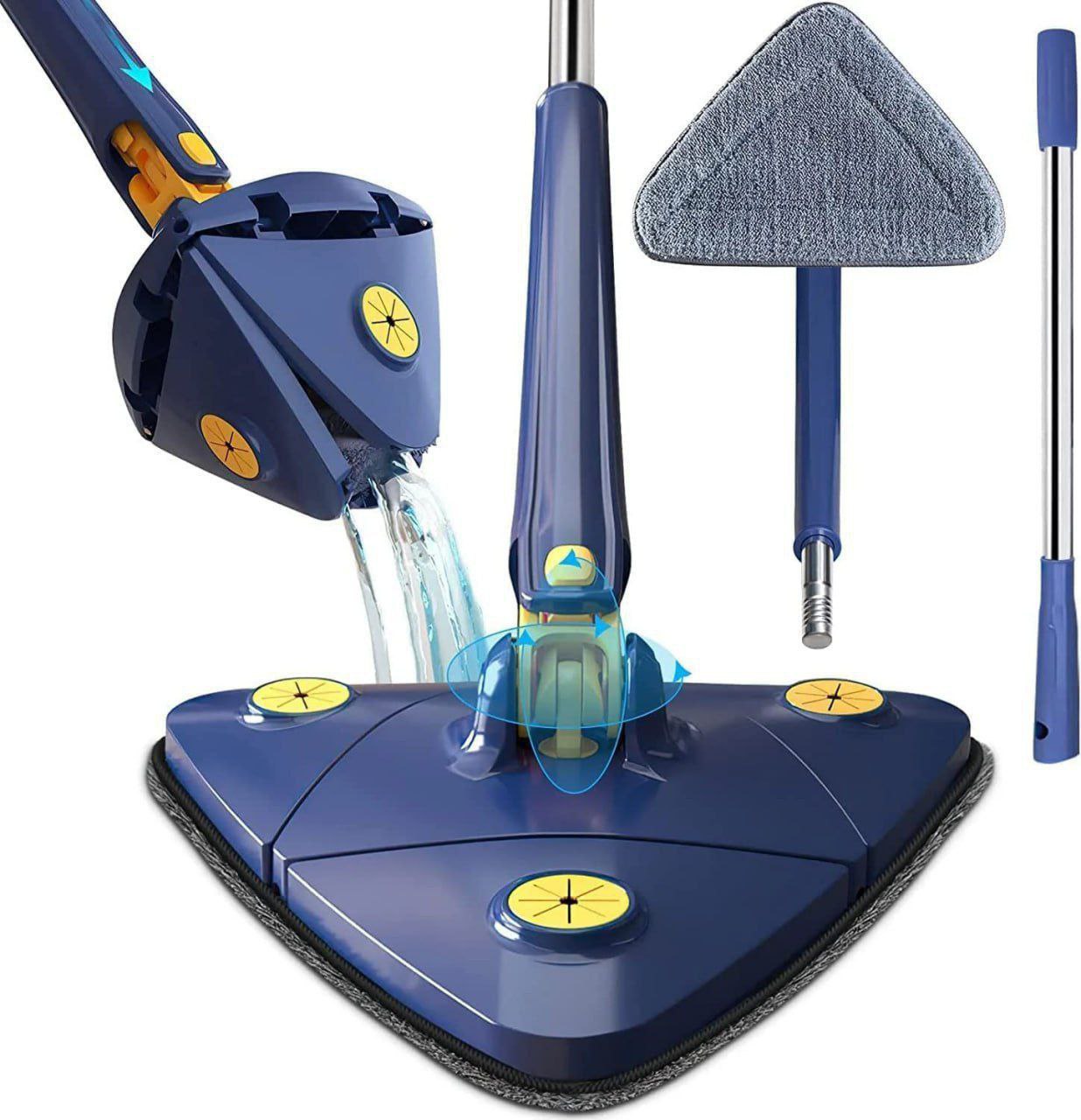 Rotatable Adjustable Triangle Cleaning Mop