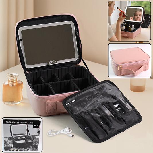 Premium Led Light Makeup Organizer Box