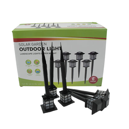 Solar Pathway Lights Outdoor Waterproof LED Set (6 Pc)