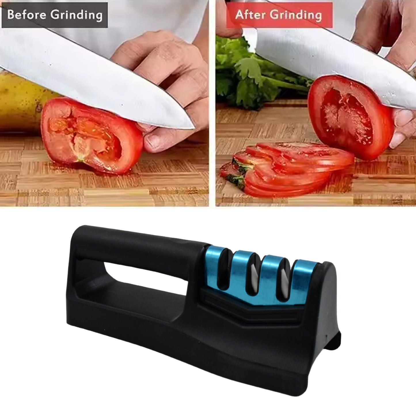 9-in-1 Kitchen Knife Sharpener – With Chopper & Fish Scale Remover (1 Pc)