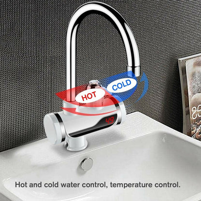 Stainless Steel Led Digital Display Instant Heating Electric Water Heater Faucet Tap