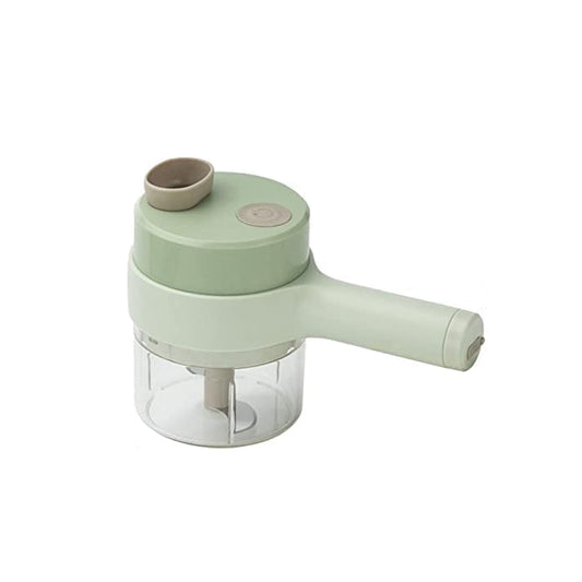 4-in-1 Electric Vegetable Cutter Set – Handheld Chopper & Slicer (1 Pc)