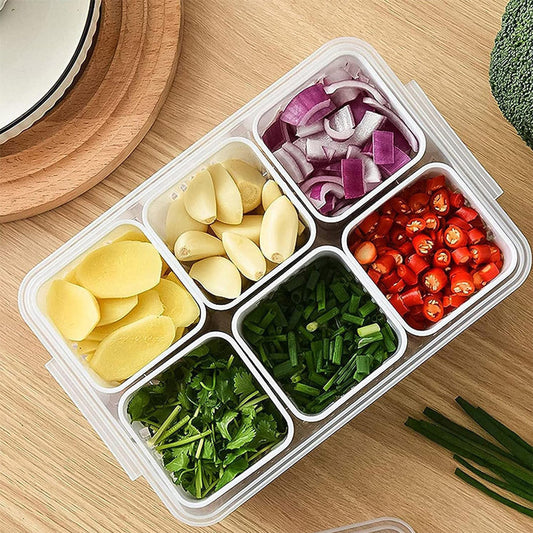 Fridge Storage Box – Vegetable Crisper & Freezer Organizer (1 Pc)