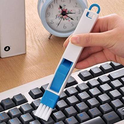 2-in-1 Cleaning Brush – For Window Slots, Keyboard & Wardrobe Dust (1 Pc)