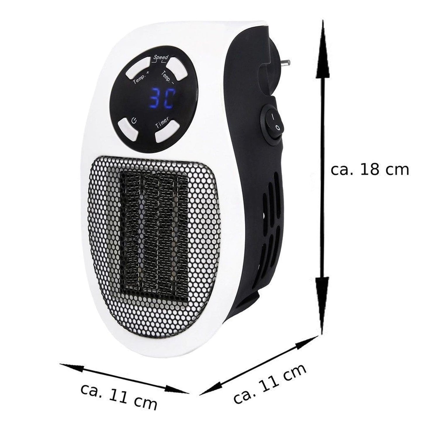 Portable Mini Electric Heater – Fast Heat for Home & Office