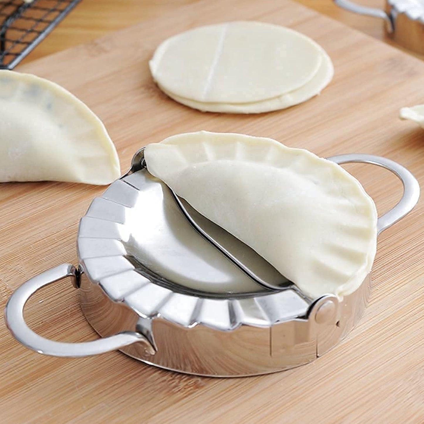 Stainless Steel Dumpling Mold – Durable & Rust-Free (1 Pc)