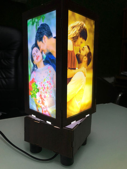 Personalised LED Rotating Lamp | PC02