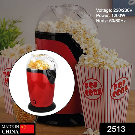 Hot Air Popcorn Popper Electric Machine Snack Maker