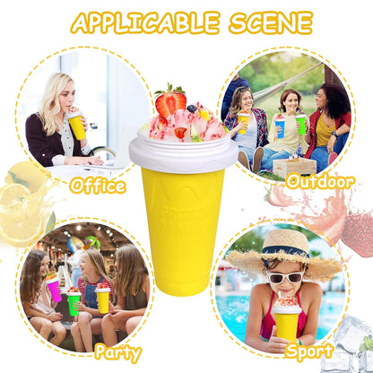 Magic Slushy Maker Cup – Quick Frozen Double Layer Squeeze Cup (1 Pc)