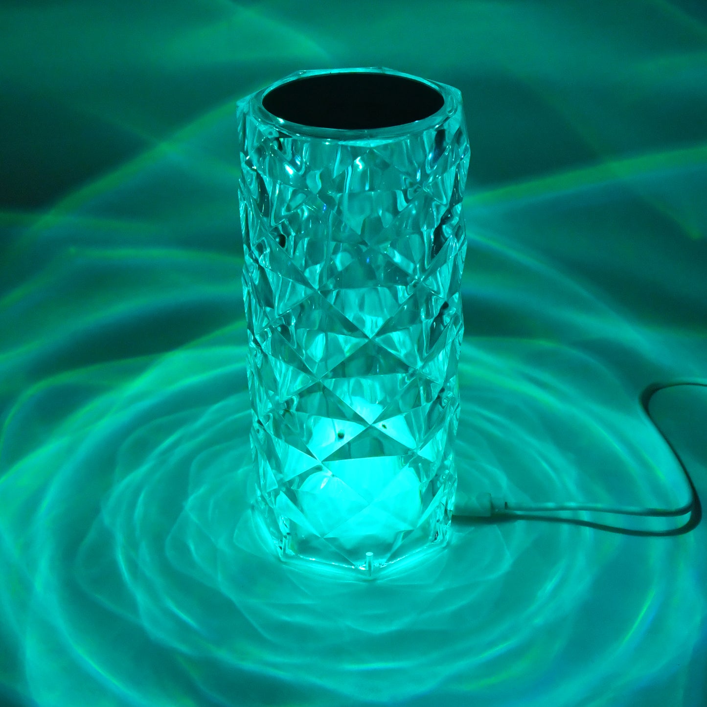 Crystal Led Touch Table Lamp With Remote Control