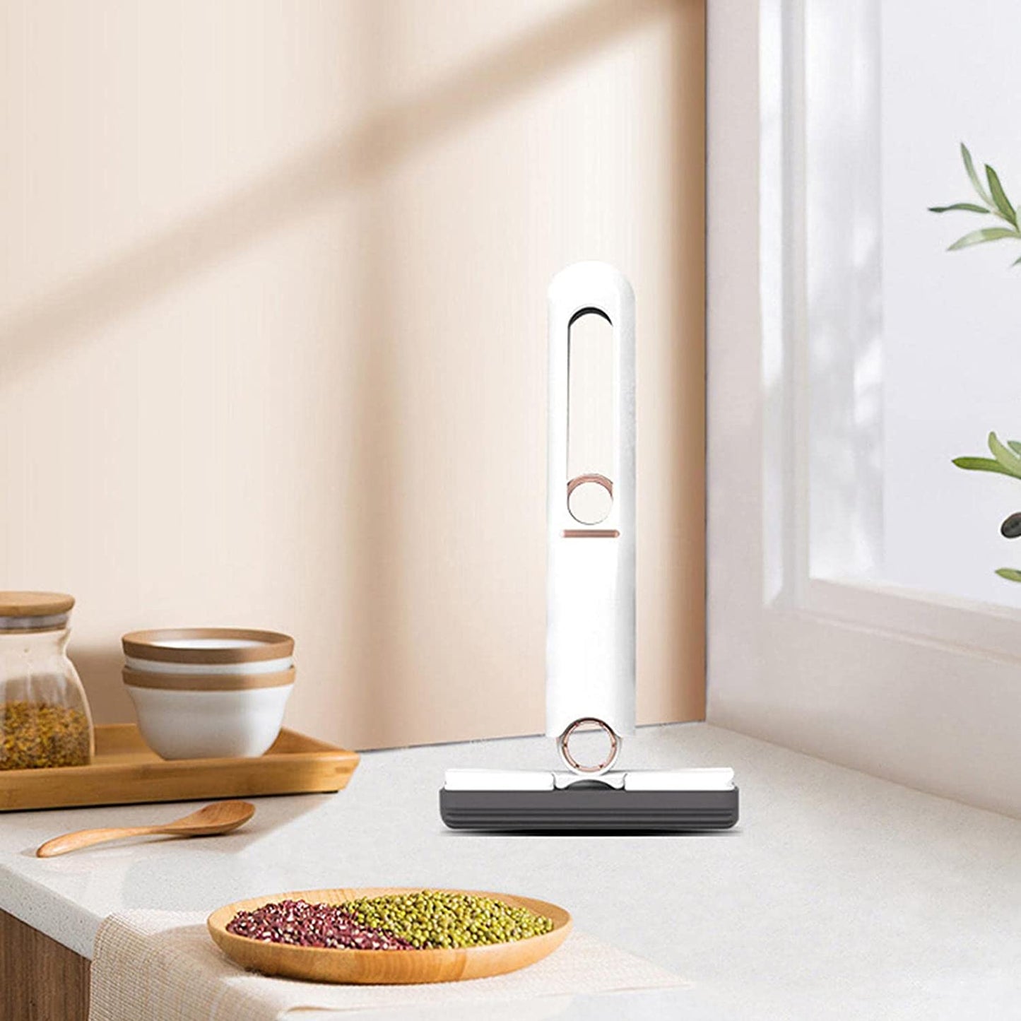 Mini Self-Squeeze Mop – With Cotton Head for Easy Cleaning (1 Pc)