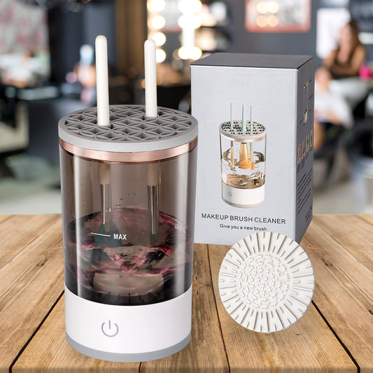 Automatic Makeup Brush Cleaner & Brushes Organizer Tool