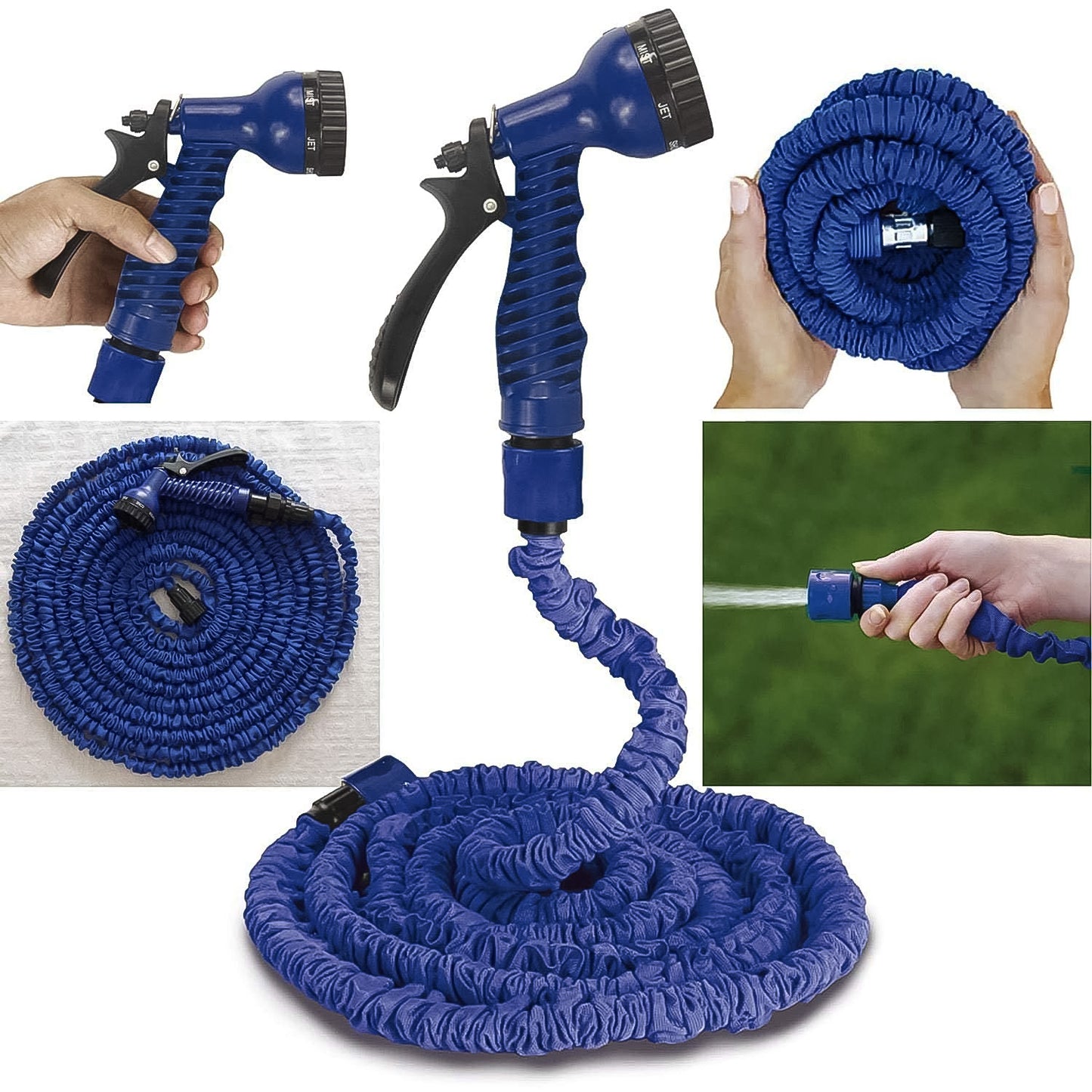 Expandable Magic Garden Hose with Spray Gun (4m)