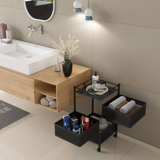 High Quality Metal Kitchen Trolley (3layer)