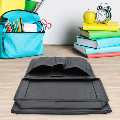 Sofa Arm Rest Hanging Storage Bag Storage Bag For Sofa Ideal For Sorting Magazines Ipad Books (Black)