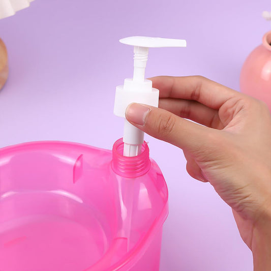 2-in-1 Liquid Soap Dispenser – With Pump and Sponge Holder (1 Pc)