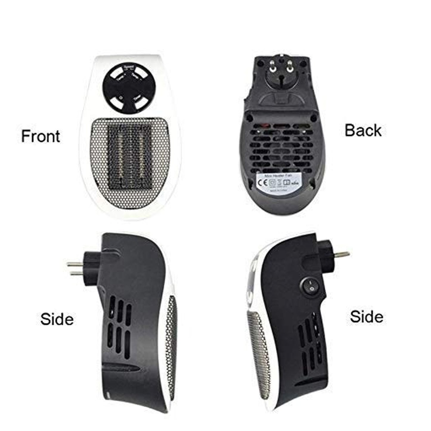 Portable Mini Electric Heater – Fast Heat for Home & Office