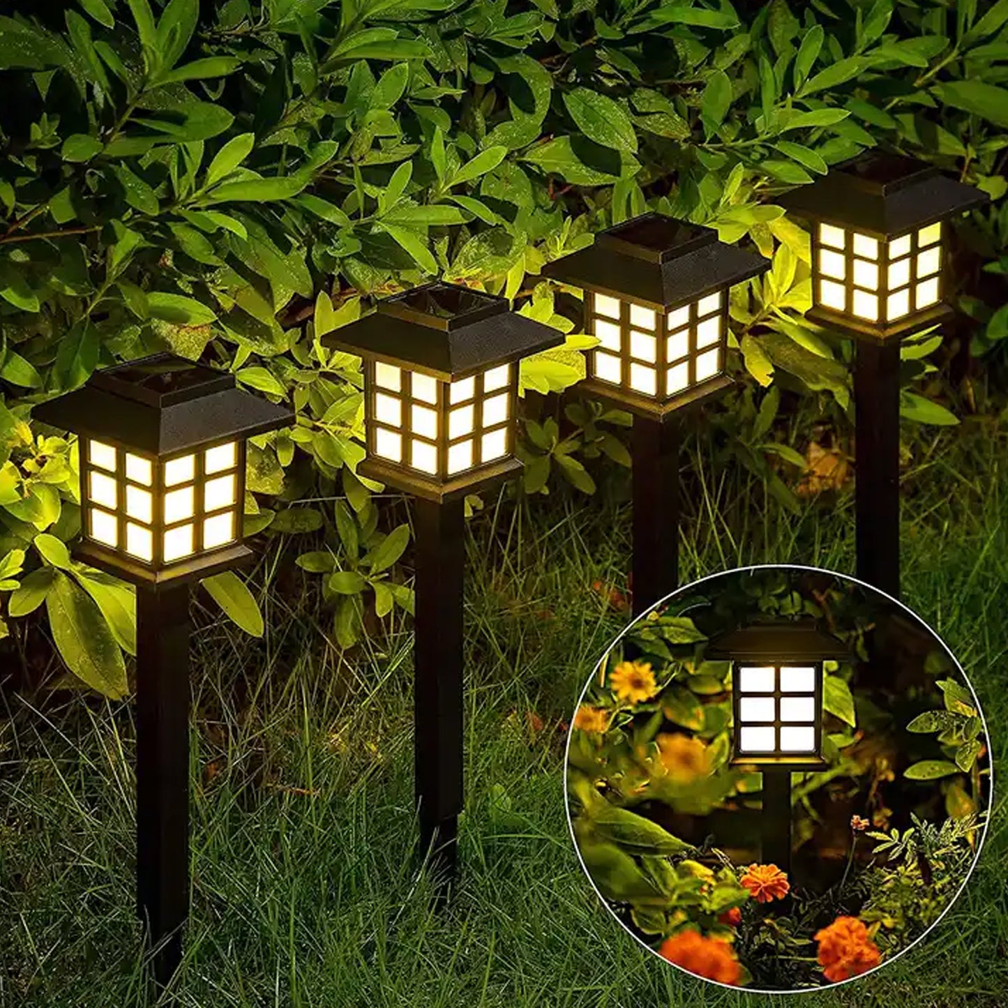 Solar Pathway Lights Outdoor Waterproof LED Set (6 Pc)