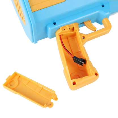 Rechargeable Bubble Gun – Powerful Bubble Blower (69 Holes)