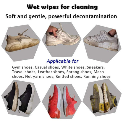 Shoe Cleaning Wet Wipes – Quick & Disposable for Sneakers (1 Pc)