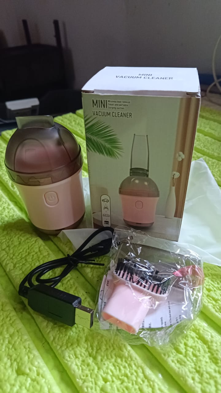 Portable Vacuum Cleaner – For Desk, Office & Small Spaces