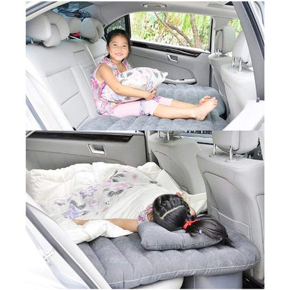 Car Inflatable Bed Set – With 2 Pillows & Air Pump for Travel (1 Set)